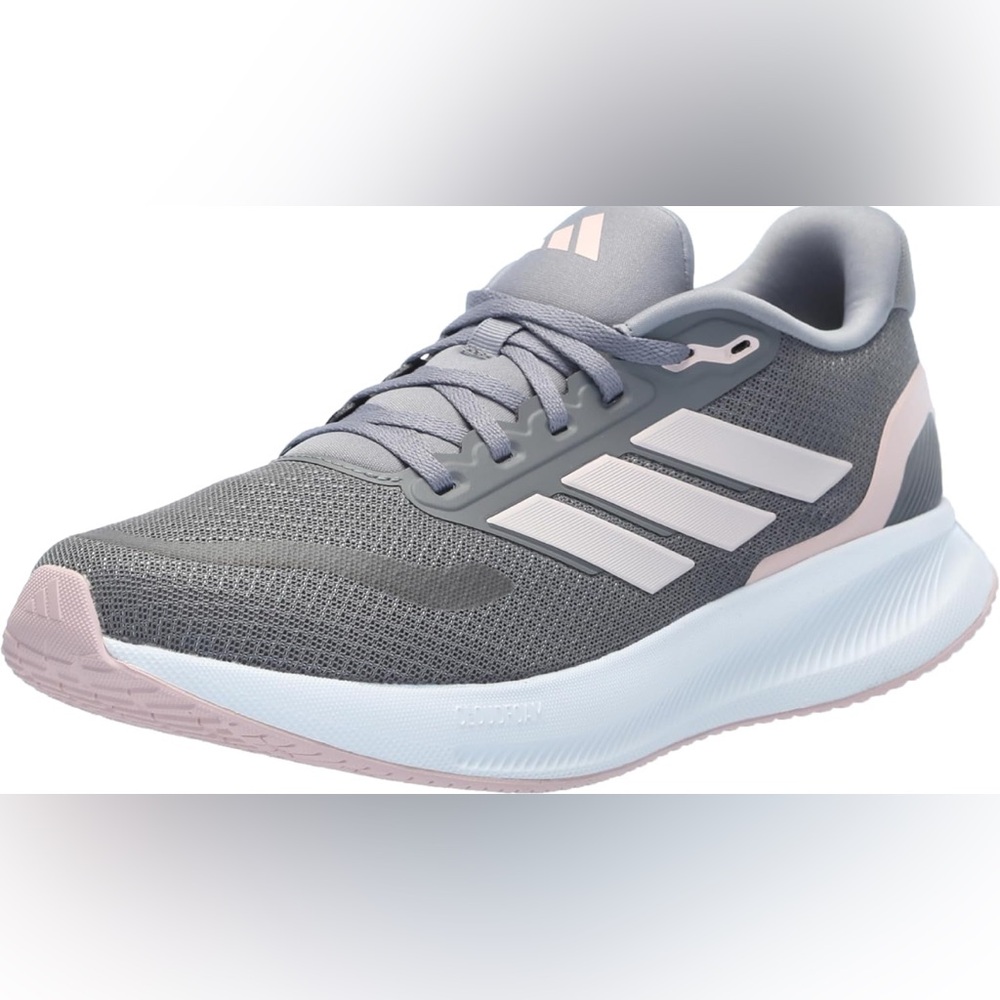 🔥 🔥NWT adidas Runfalcon 5 Women's Gray/Pink Sneaker Size 8.5 Wide